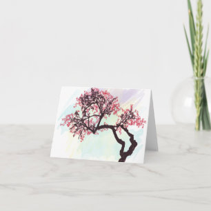 Japanese Cherry Tree Blossom Notecard