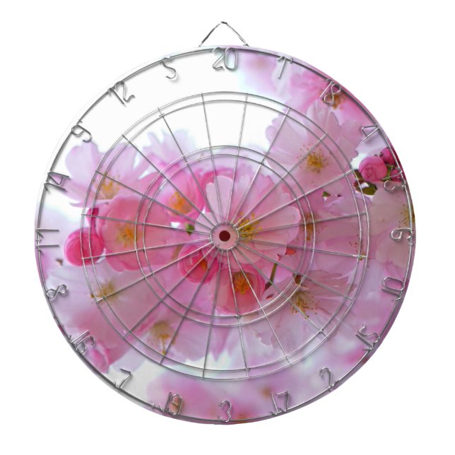 Japanese Cherry Tree Flower Dartboard (Front)