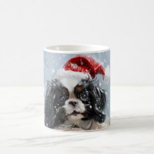 Japanese Chin Dog Christmas Festive Coffee Mug