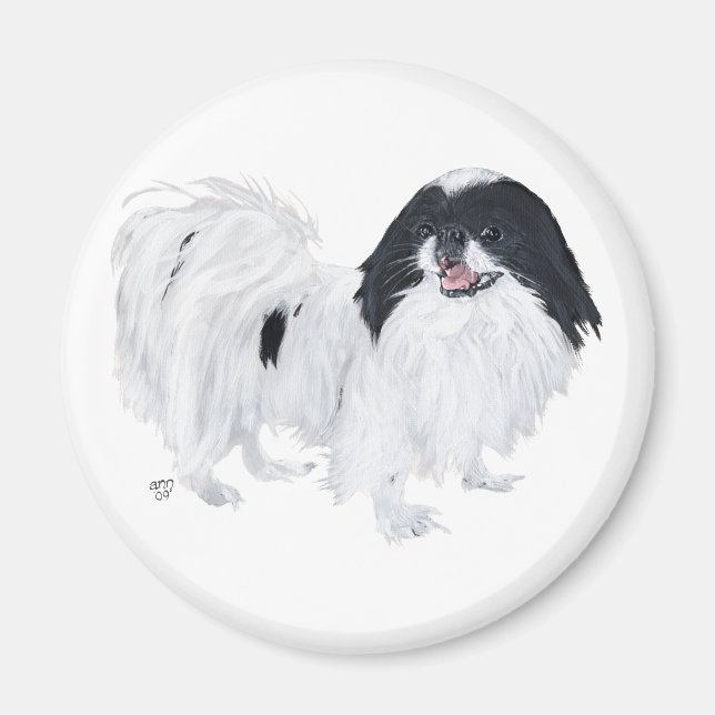 Japanese Chin Dog Magnet (Front)