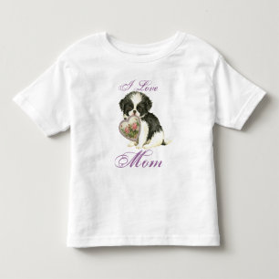 Japanese Chin Heart Mom Toddler T-shirt