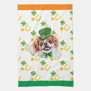 Japanese Chin Holiday Home Decor St Patricks Day Kitchen Towel