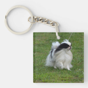 Japanese Chin Keychain