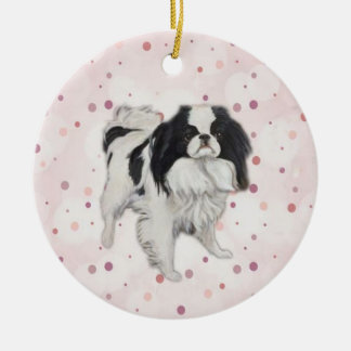 Japanese Chin Original Dog Art Ornament