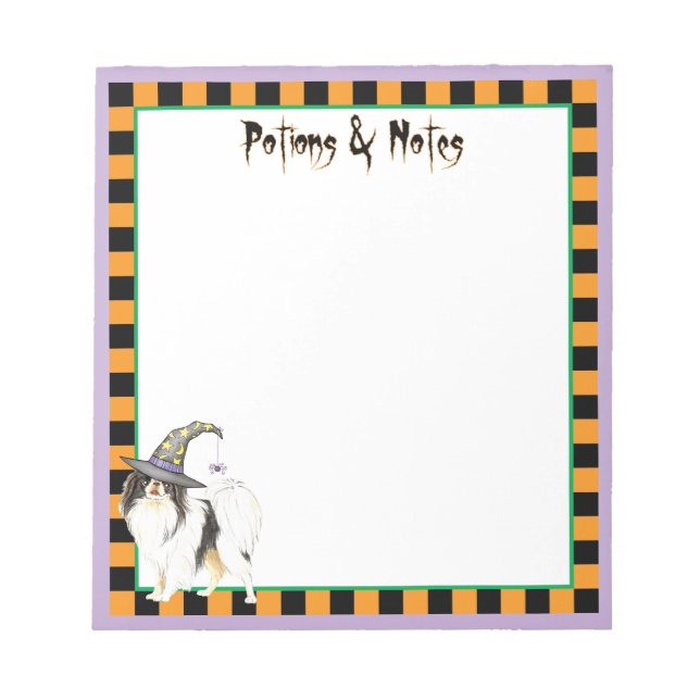 Japanese Chin Witch Notepad (Front)