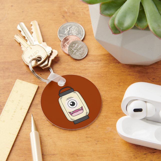Japanese Chochin-obake (Paper Lantern Ghost) Keychain (Desk)