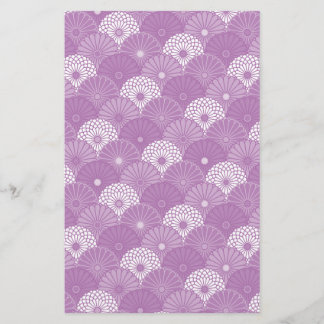 Japanese Chrysanthemum Pattern Stationery