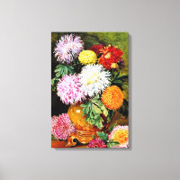 Japanese Chrysanthemums, fine art painting