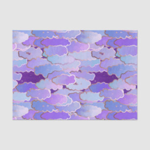 Japanese Clouds, Twilight, Violet and Deep Purple Tissue Paper