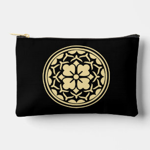 Japanese Clover Kamon Accessory Pouch