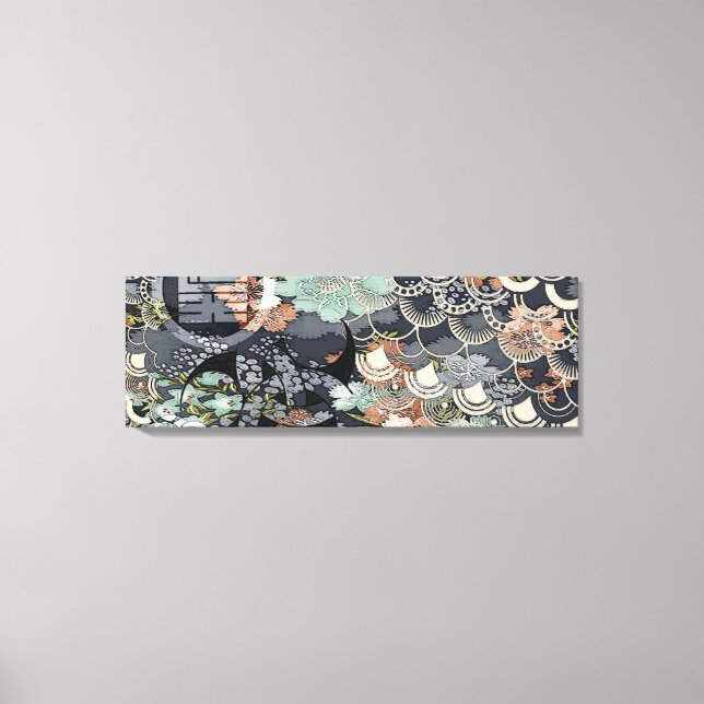 Japanese Concentric Crests Canvas Print (Front)