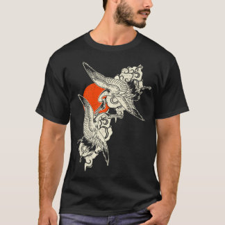 Japanese Crane Bird T-Shirt