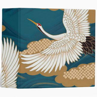 Japanese Cranes Binder