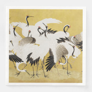 Japanese Cranes Vintage Bird Classic Napkin
