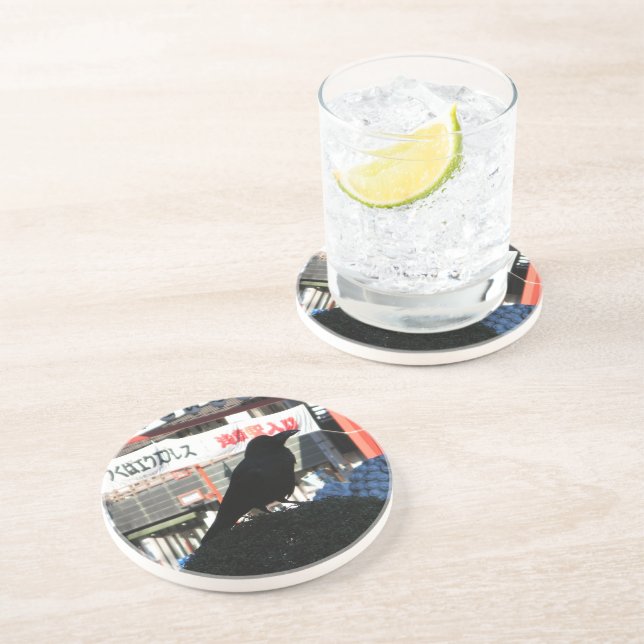 Japanese Crow Coaster (Side)