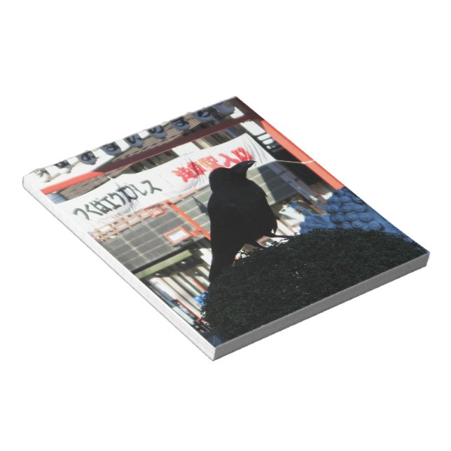 Japanese Crow Notepad (Angled)