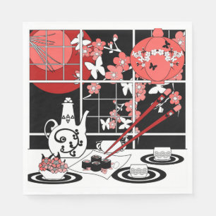 Japanese cuisine napkin
