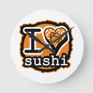 JAPANESE CUISINE Sushi Edition Round Clock