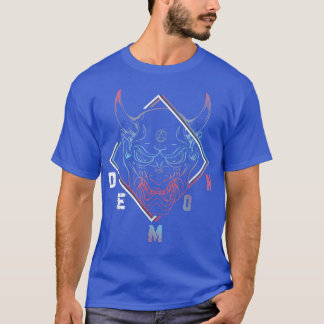 Japanese Demon Aesthetic Samurai Oni Mask Ogre War T-Shirt