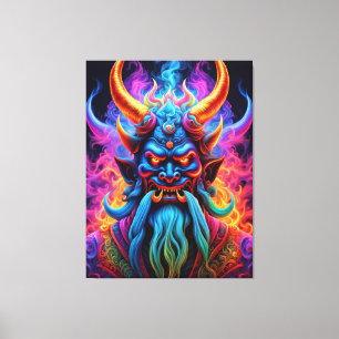 Japanese Demon Canvas Print