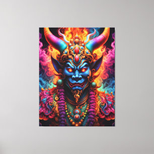 Japanese Demon Canvas Print