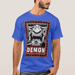 Japanese Demon Harajuku Oni Face Mask (2) T-Shirt