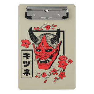 Japanese demon  mini clipboard