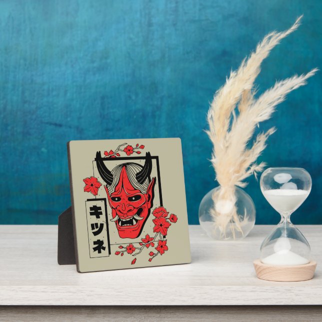 Japanese demon  plaque (Insitu)