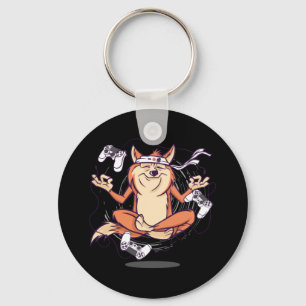 Japanese Dog Shiba Inu Gaming Keychain