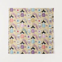 Japanese Dolls - Kokeshi and Maneki Neko Cats