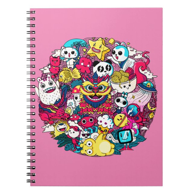 Japanese Doodle Art Notebook (Front)