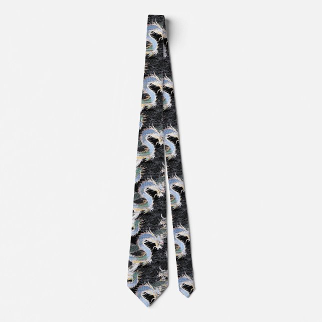 Japanese Dragon God Tie (Front)