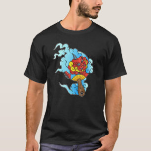 Japanese Dragon Horned Demon Asian Style Irezumi T T-Shirt