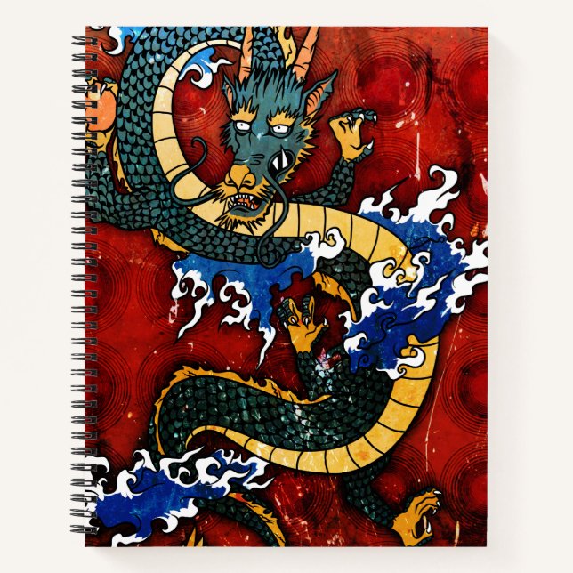 Japanese Dragon Notebook (Front)