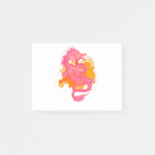 Japanese dragon post-it notes