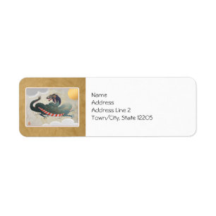 Japanese Dragon Return Address