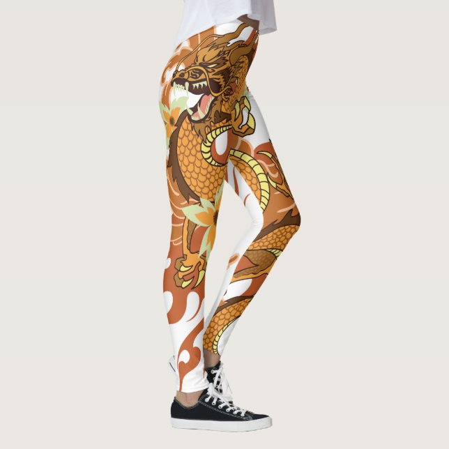 Japanese Dragon Tattoo leggings (Right)