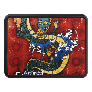 Japanese Dragon Trailer Hitch Cover