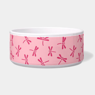 Japanese Dragonfly Pattern, Light Coral Pink