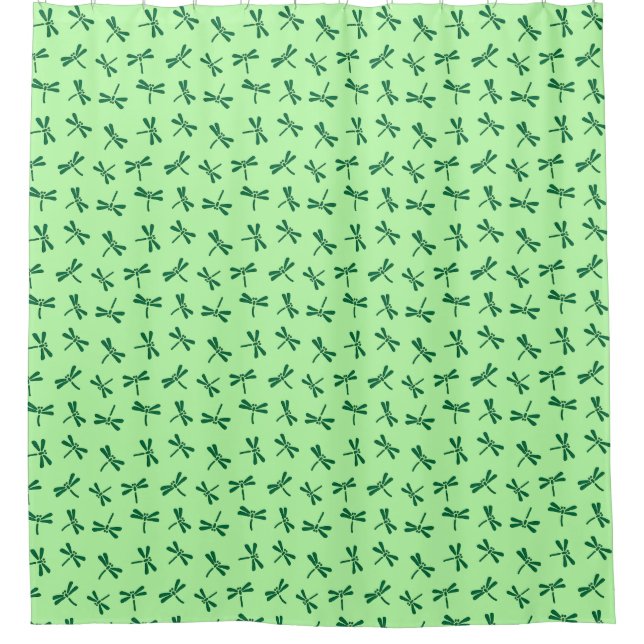 Japanese Dragonfly Pattern, Light Jade Green  (Front)