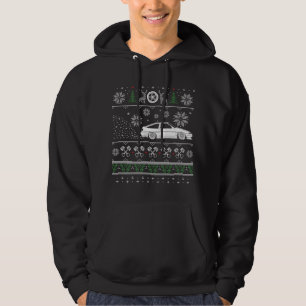 Japanese Drifting Initial Drift Car Love Ugly Chri Hoodie