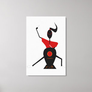 Japanese drum canvas print