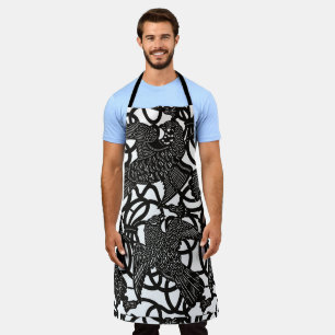 Japanese Eagle Pattern Apron