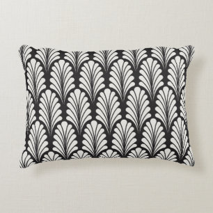 Japanese Elegance: Ornamental Vintage Pattern Accent Pillow
