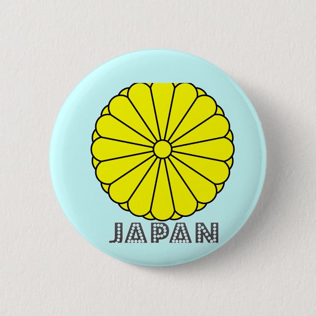 Japanese Emblem 2 Inch Round Button (Front)