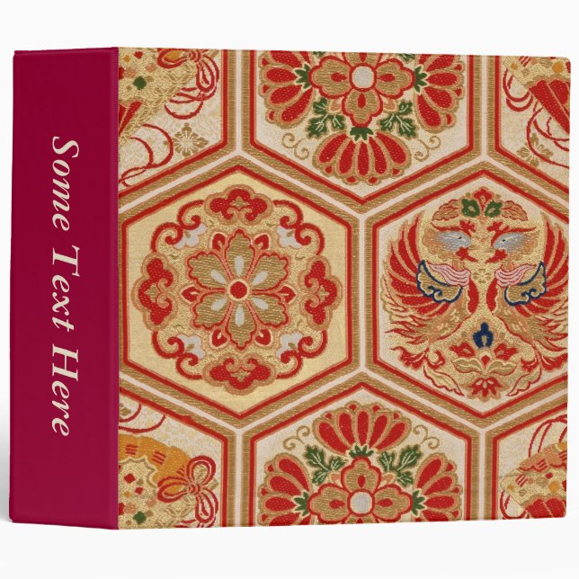 Japanese fabric 2" Binder (Front/Spine)