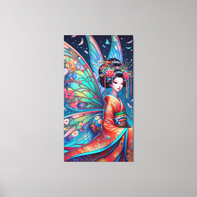 Japanese Fairy Canvas Print (Front)