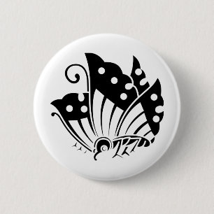 Japanese Family Crest KAMON Symbol 2 Inch Round Button