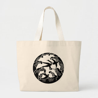 Japanese Family Crest KAMON Symbol Large Tote Bag