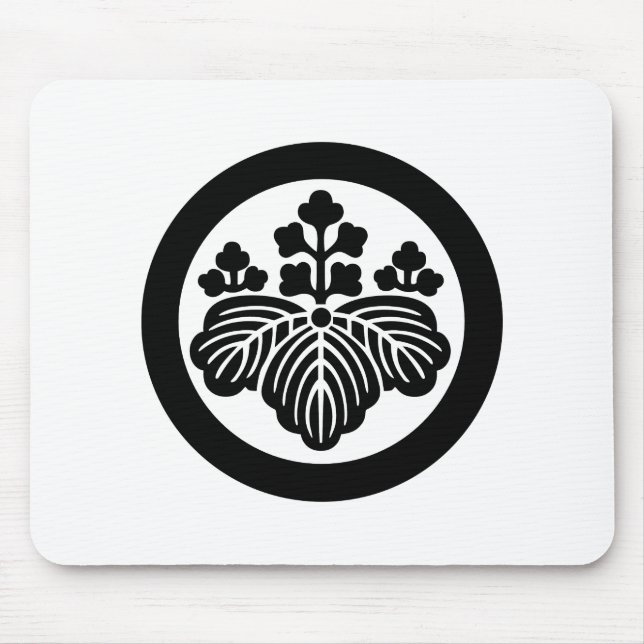 Japanese Family Crest KAMON Symbol Mouse Pad (Front)